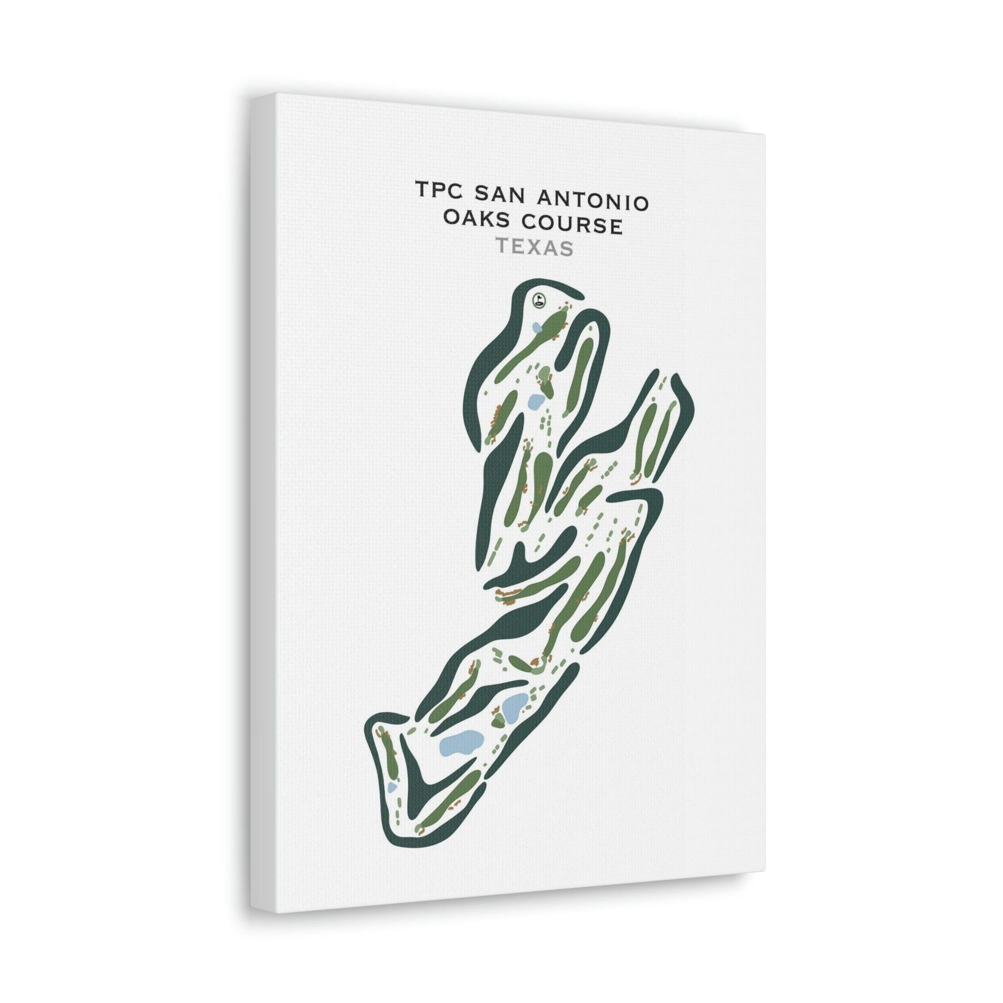 TPC San Antonio Oaks Course, Texas - Printed Golf Courses