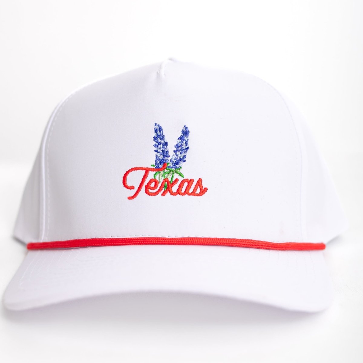 Red Texas BlueBonnet hat 