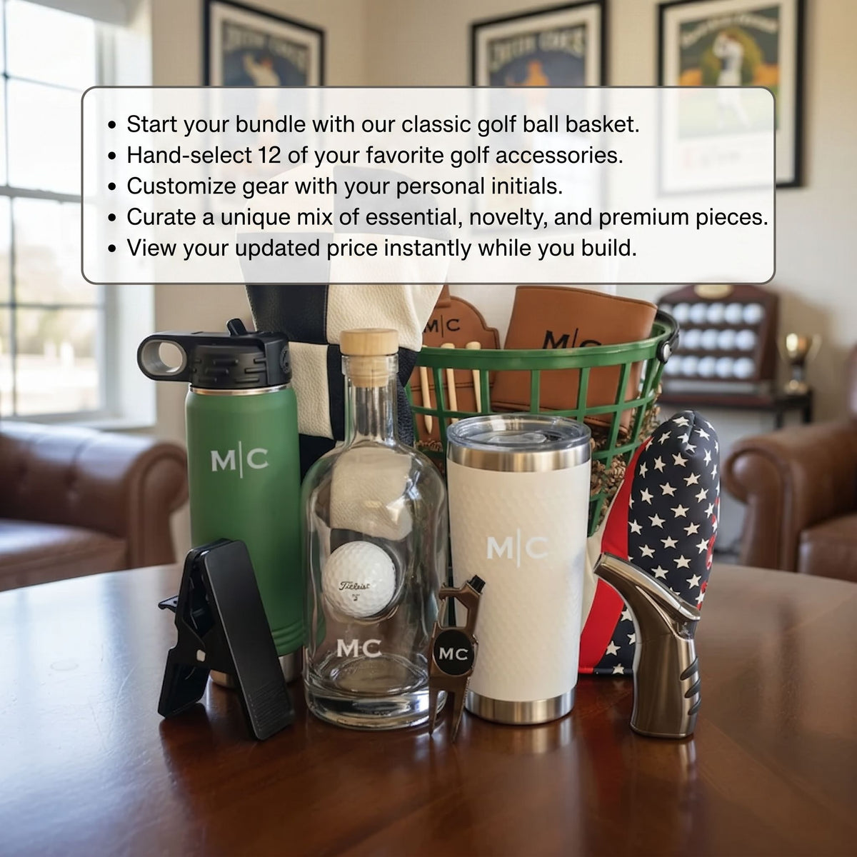 Build Your Own Golf Gift Basket