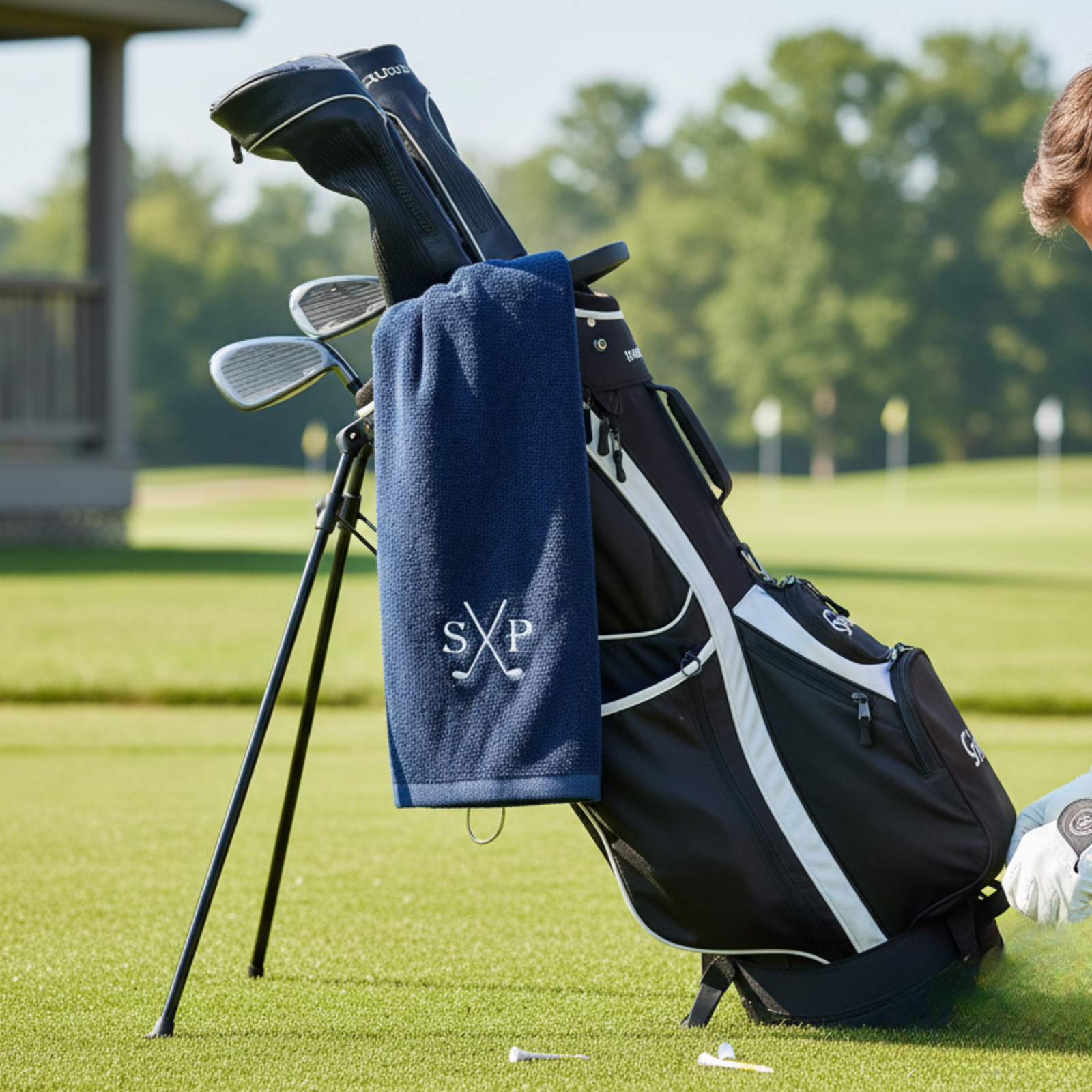 Monogrammed Golf Towel