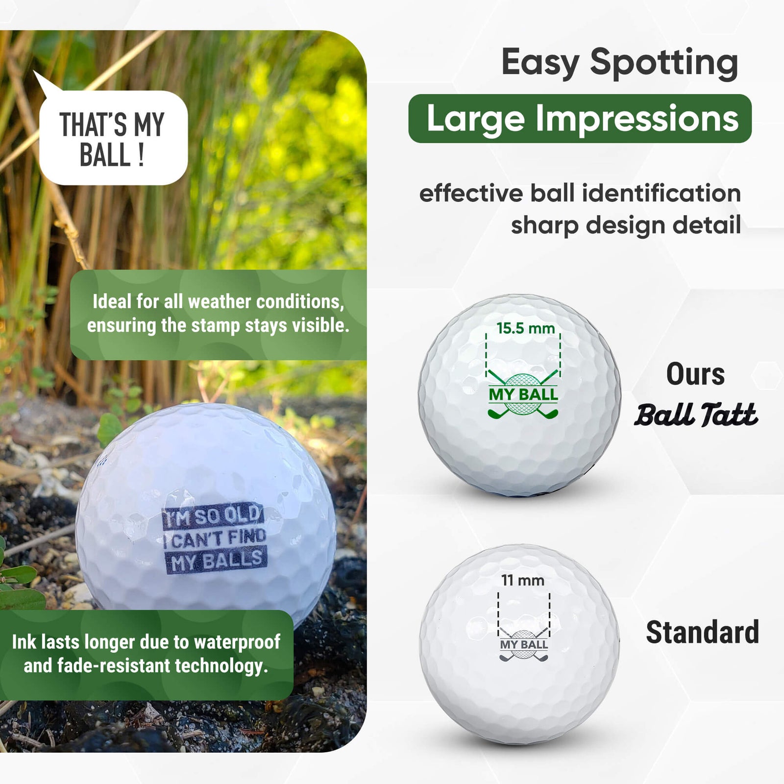 Can't Find My Balls Stamp