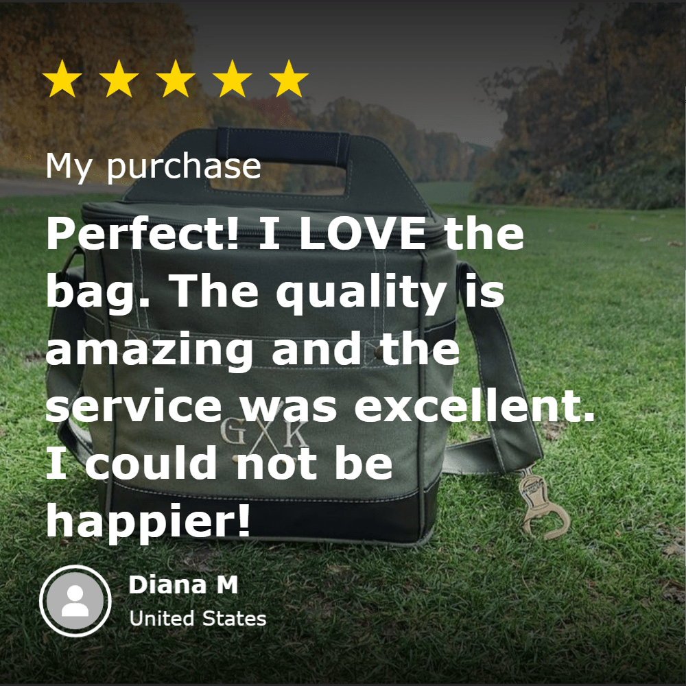 Unique Personalized Custom Logo Golf Cooler Customized Golf Outing Gifts for Men by Groovy Guy