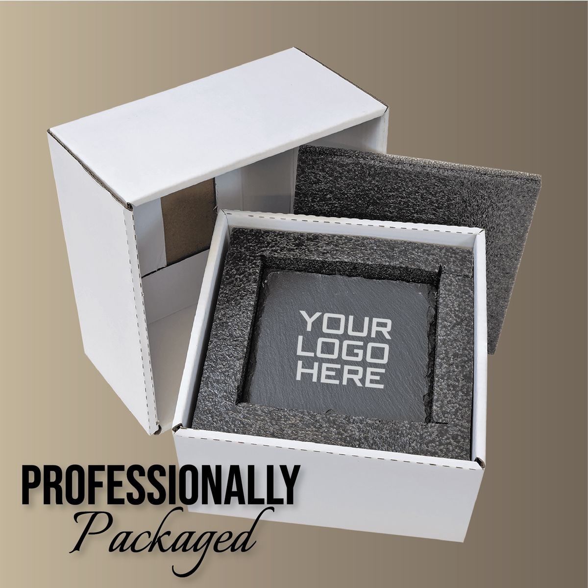 The Fairway Slate Coaster Set