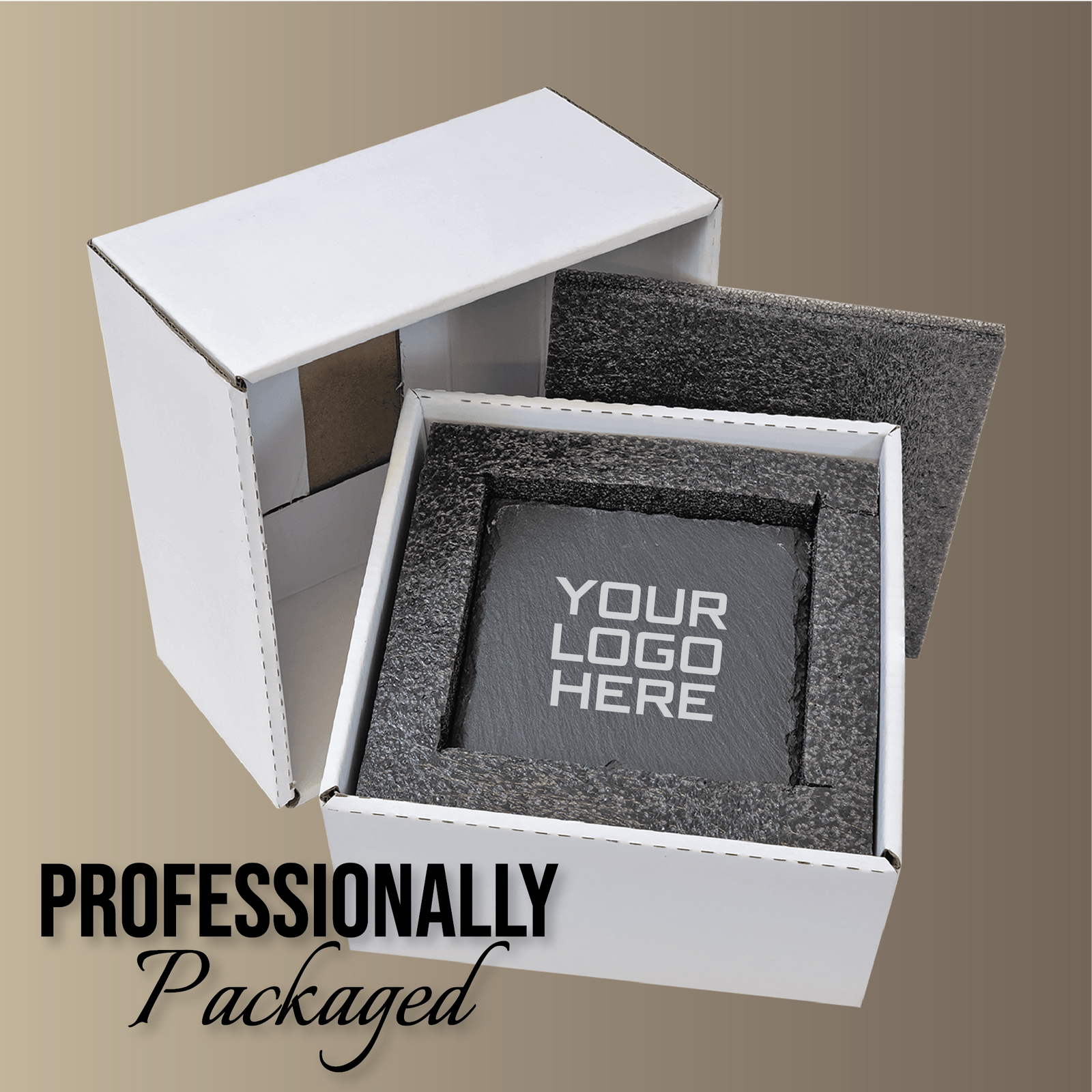 The Fairway Slate Coaster Set