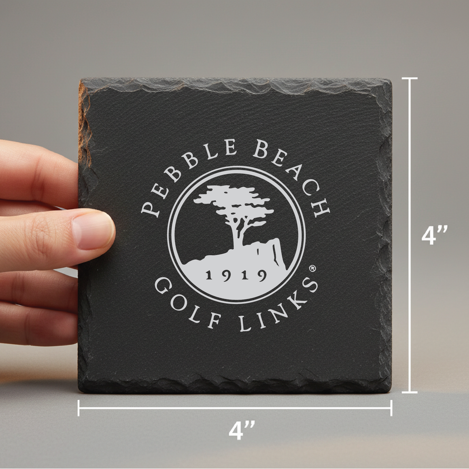 The Fairway Slate Coaster Set