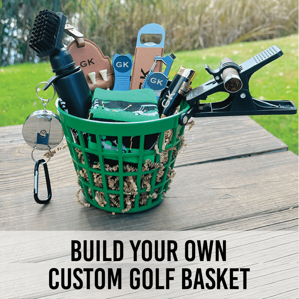 Golf Theme Gift Basket Idea