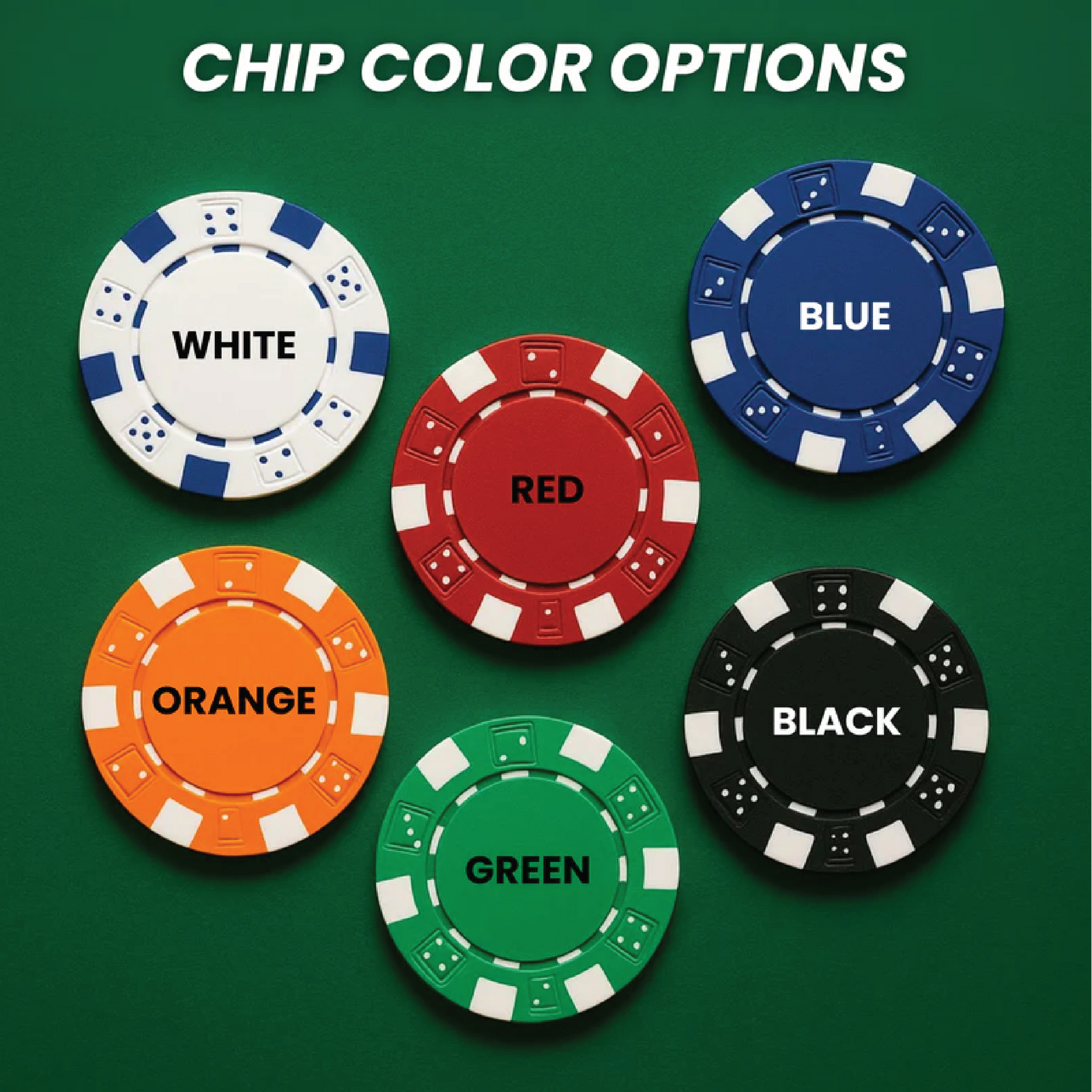 Personalized Poker Chip Markers