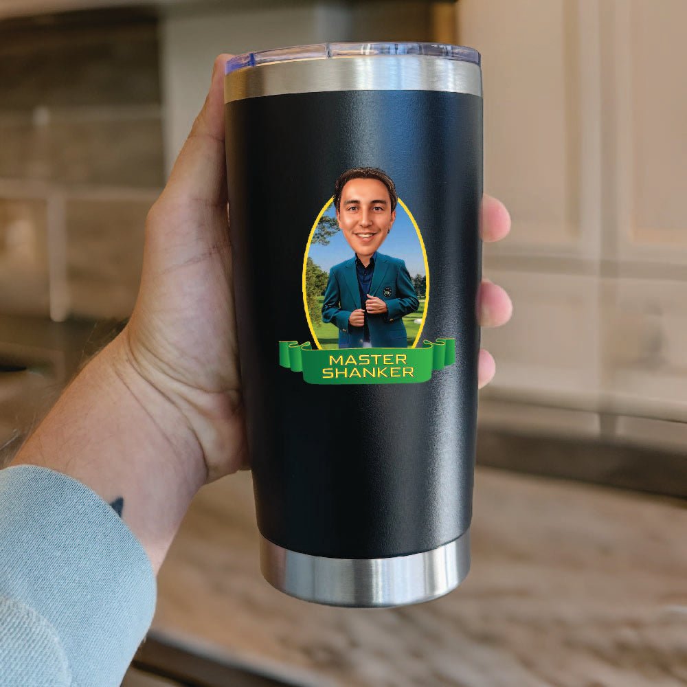 Green Jacket Jokester Tumbler