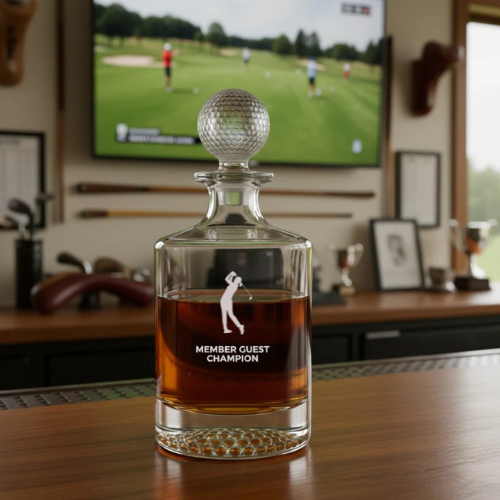 Tournament Champion Golf Decanter