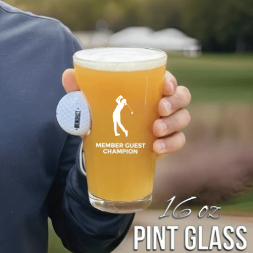 Champion Golf Ball Pint Glass