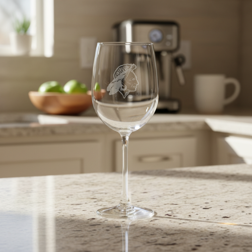 Custom Logo Wine Glass