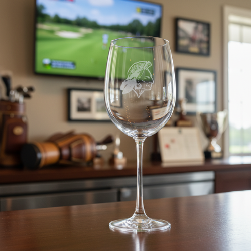Custom Logo Wine Glass