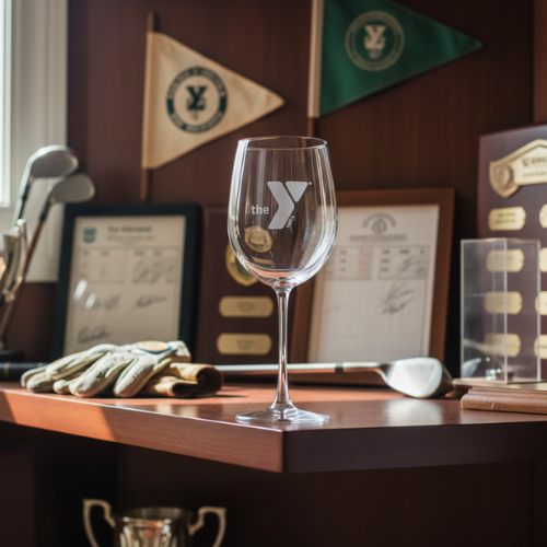 Custom Logo Wine Glass