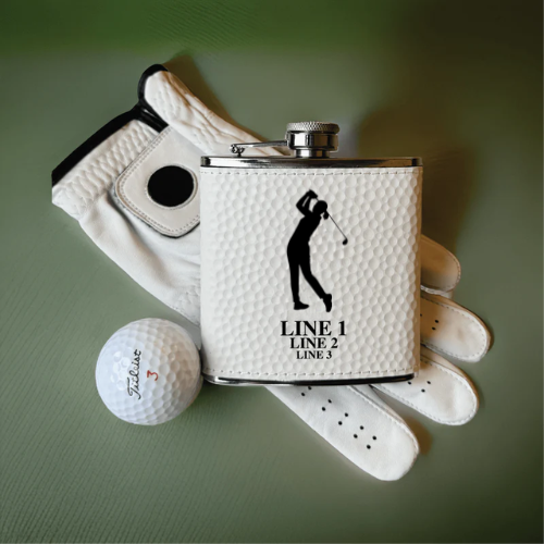 メンズウェア BURBERRY FLASK GOLF ACCESSORIES SET RARE Golf Flask - Personalized Golf Outing & Tee Gift - Groovy Golfer