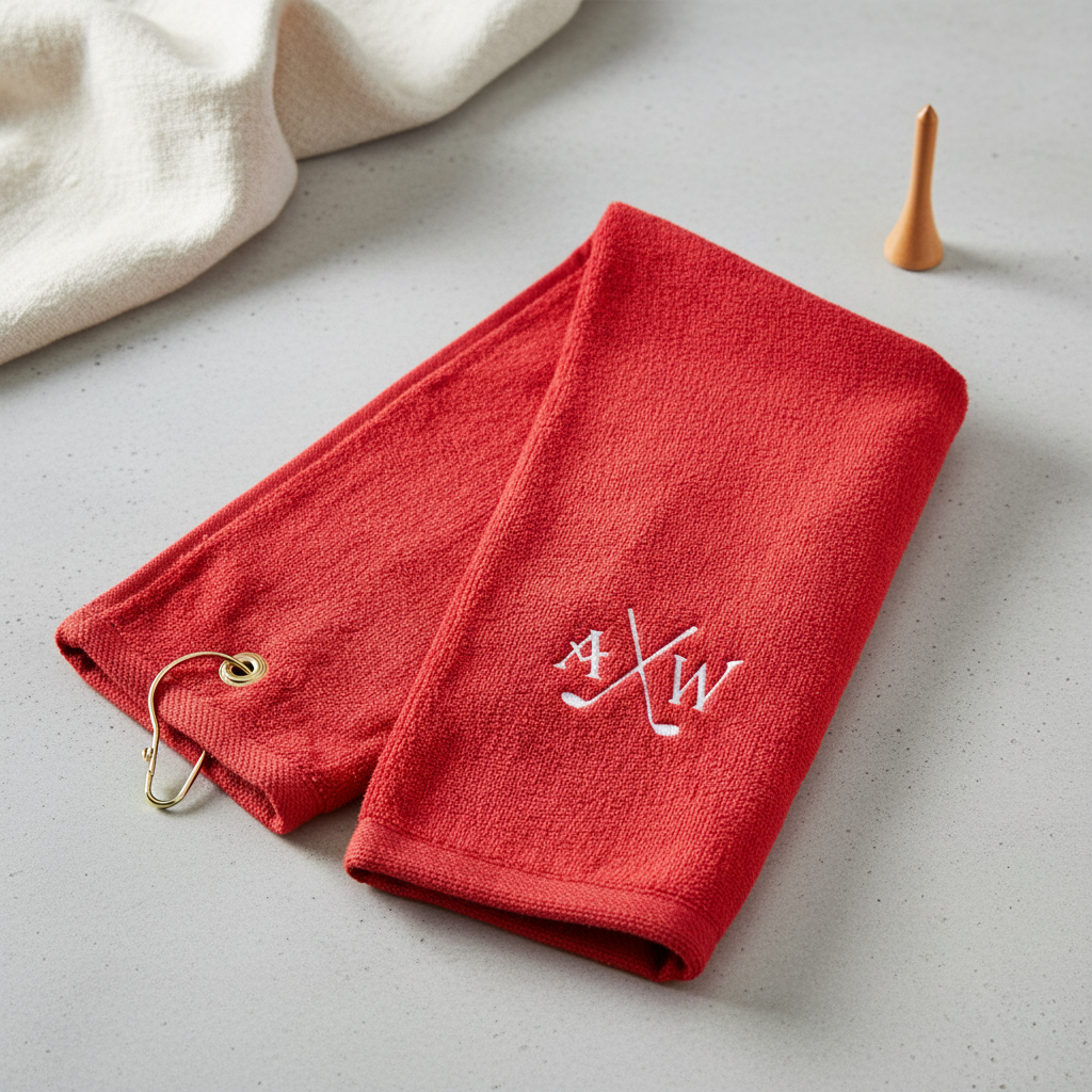Clubhouse Classic Monogrammed Golf Towel