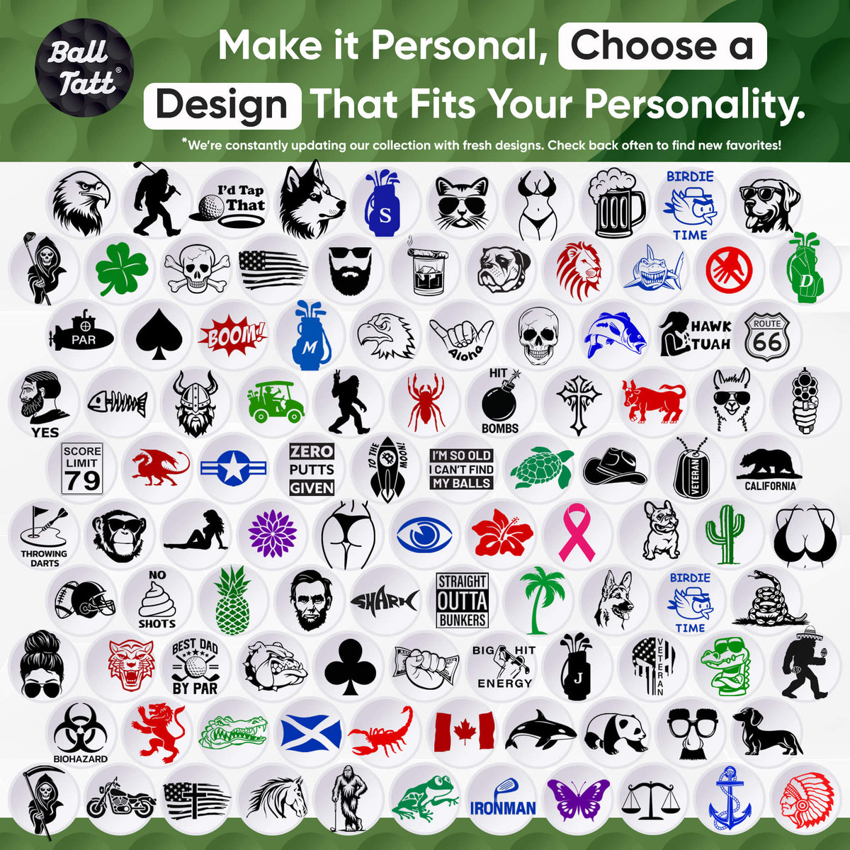 Throwing Darts Golf Stamp