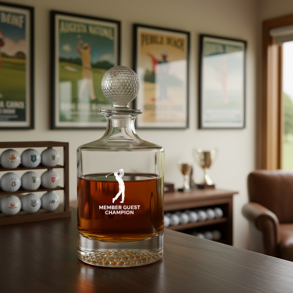 Tournament Champion Golf Decanter