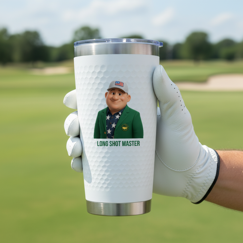 Animated Golfer Tumbler