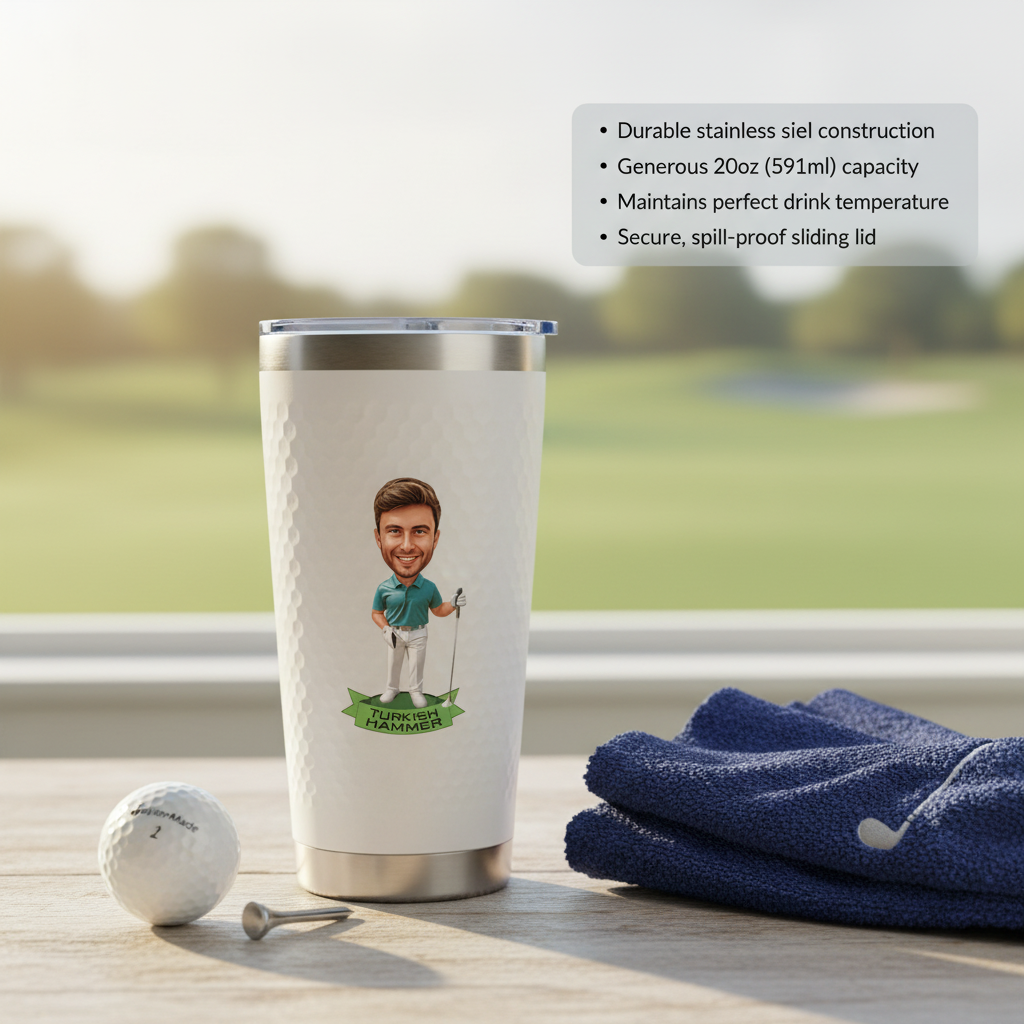 Tee Time Golf Tumbler
