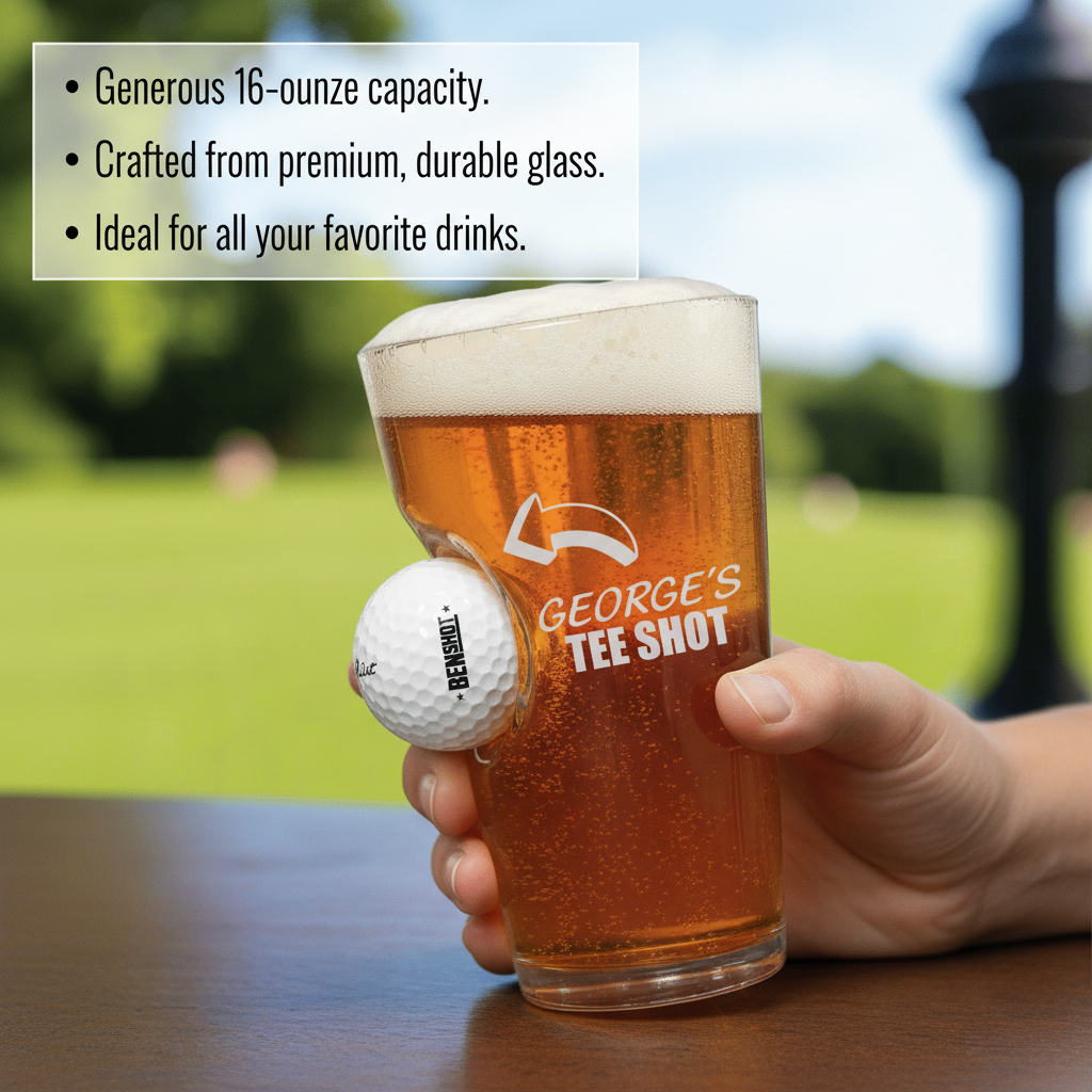 Found Your Ball Pint Glass