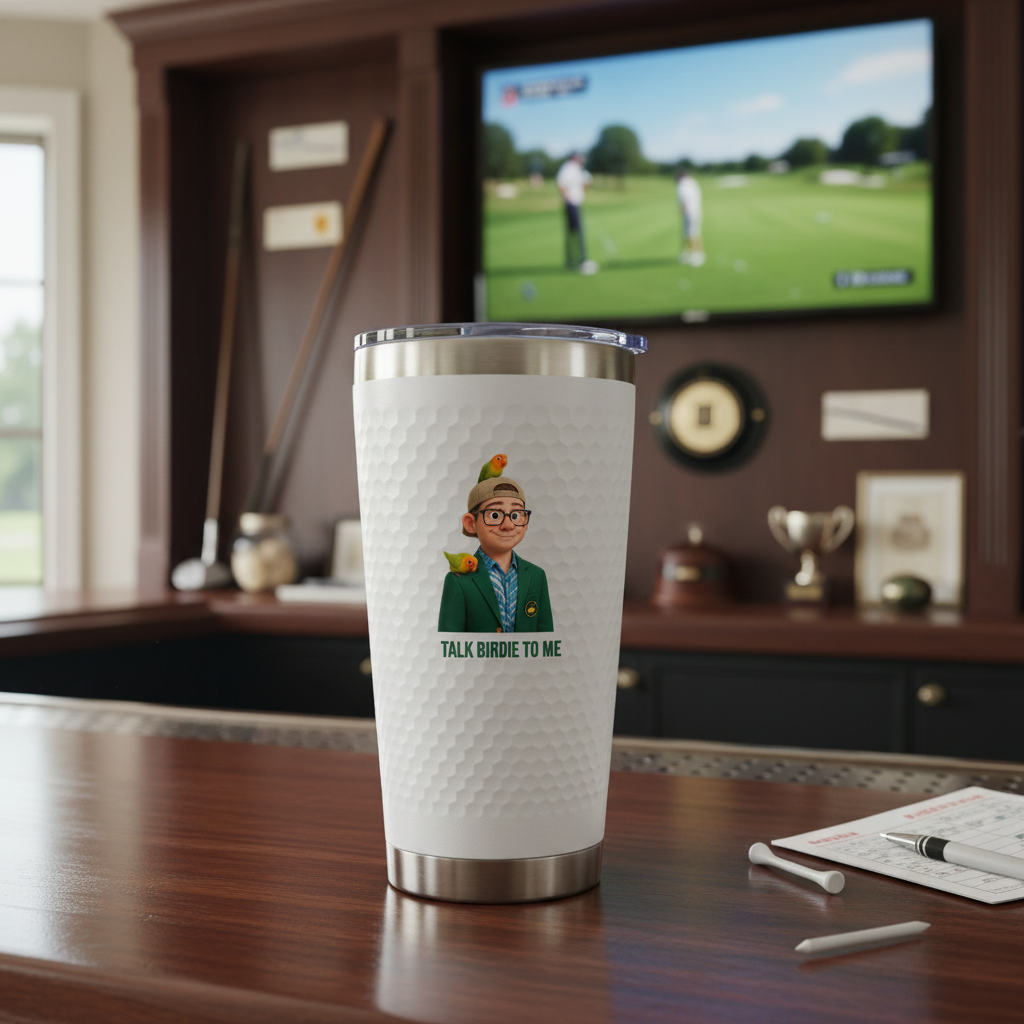Animated Golfer Tumbler