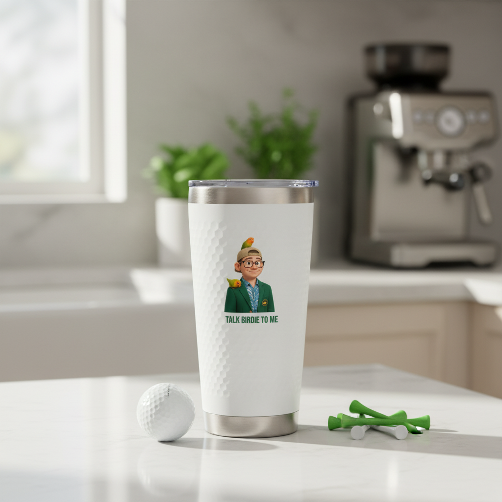 Animated Golfer Tumbler