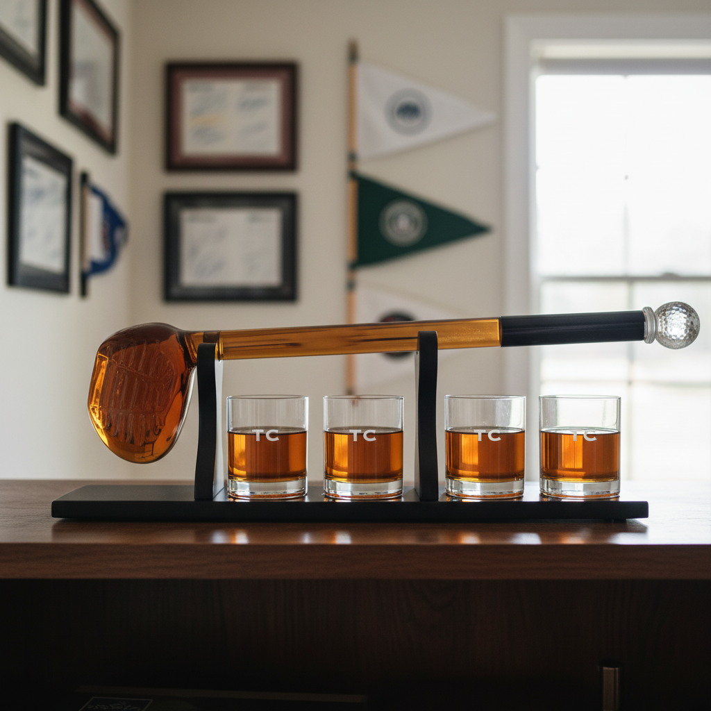 Personalized Golf Club Decanter Set