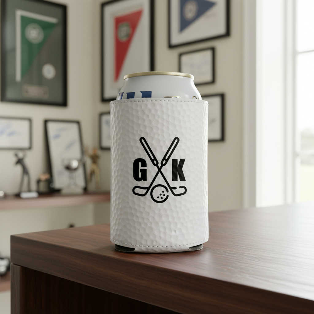 Golfer's Magnetic Can Cooler Sleeve