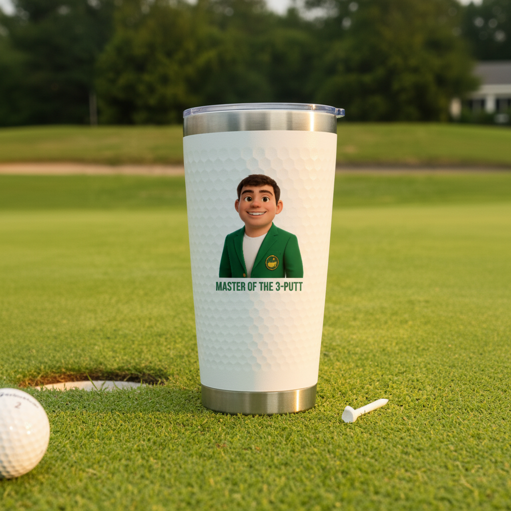Animated Golfer Tumbler