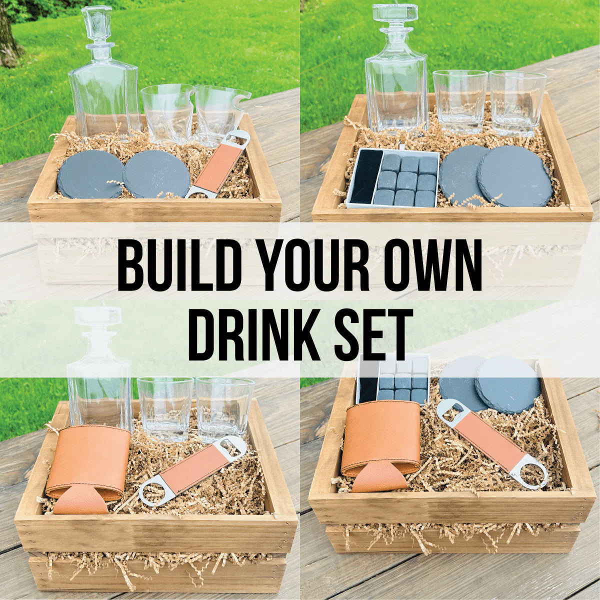 Custom Build Your Own Barware Gift Set