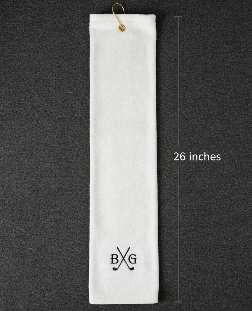 Clubhouse Classic Monogrammed Golf Towel