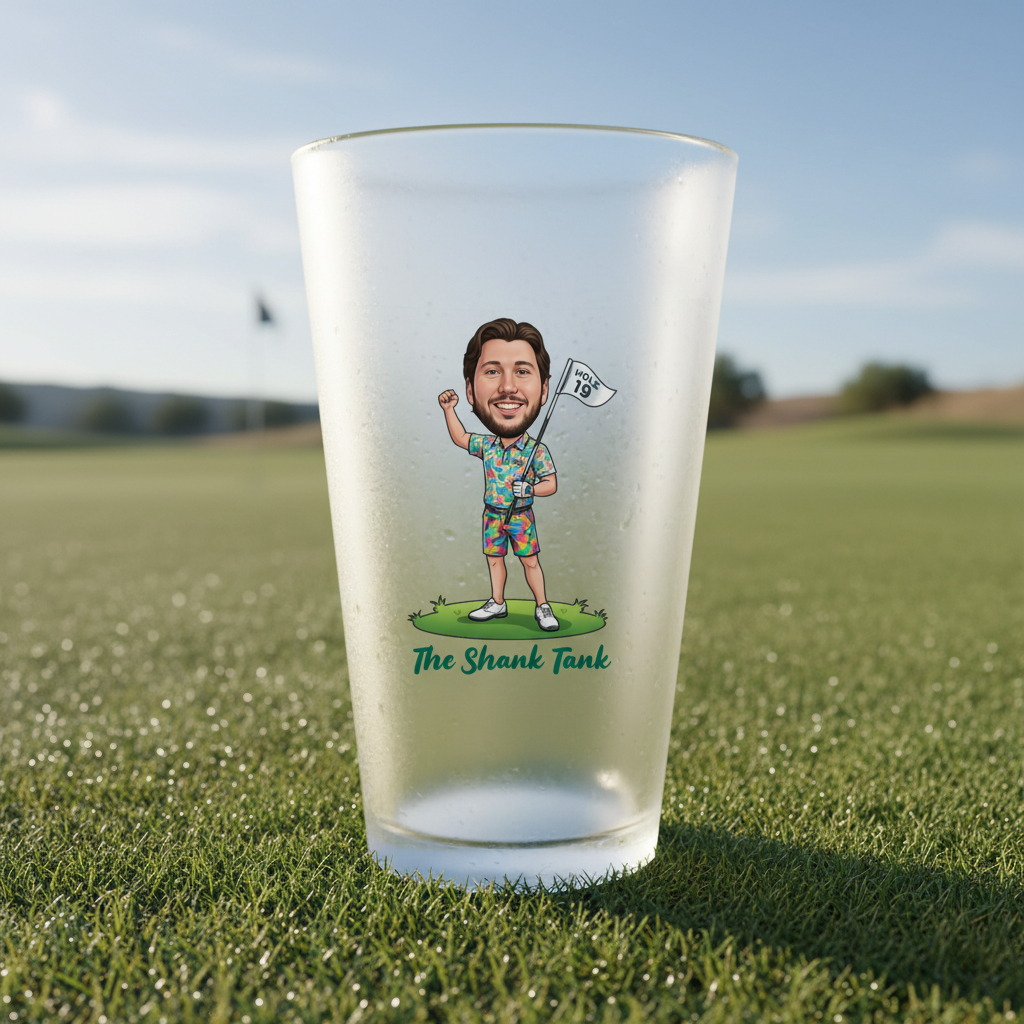 Bogey Brew Pint Glass
