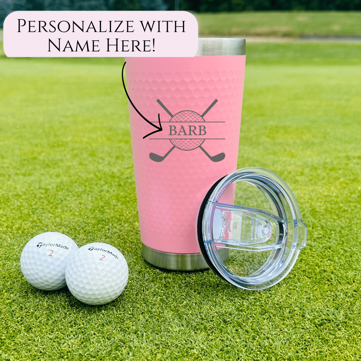 Personalized Golf Lover&#39;s Tumbler