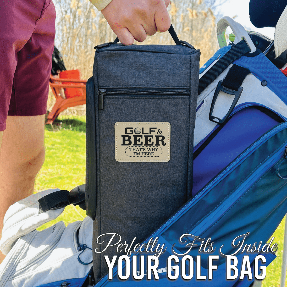 Golf &amp; Beer Is Why I&#39;m Here Cooler