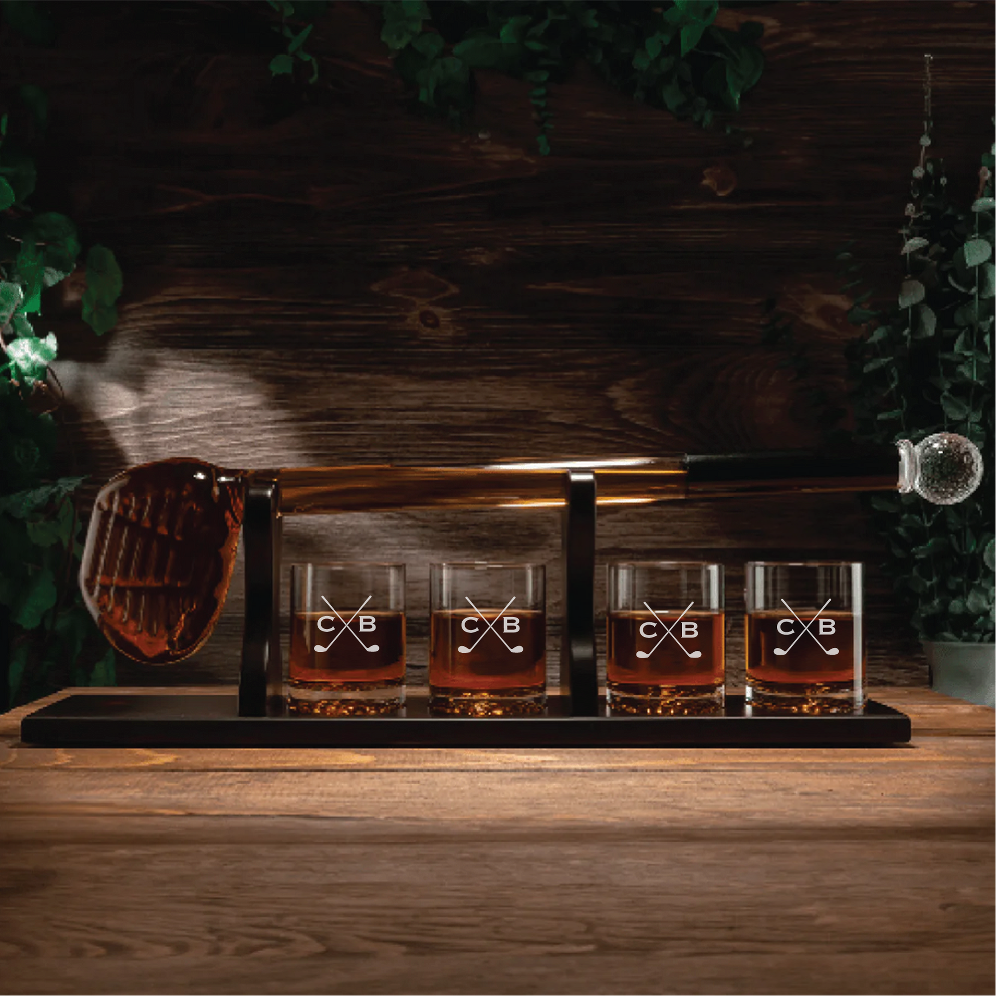 Personalized Golf Club Decanter Set