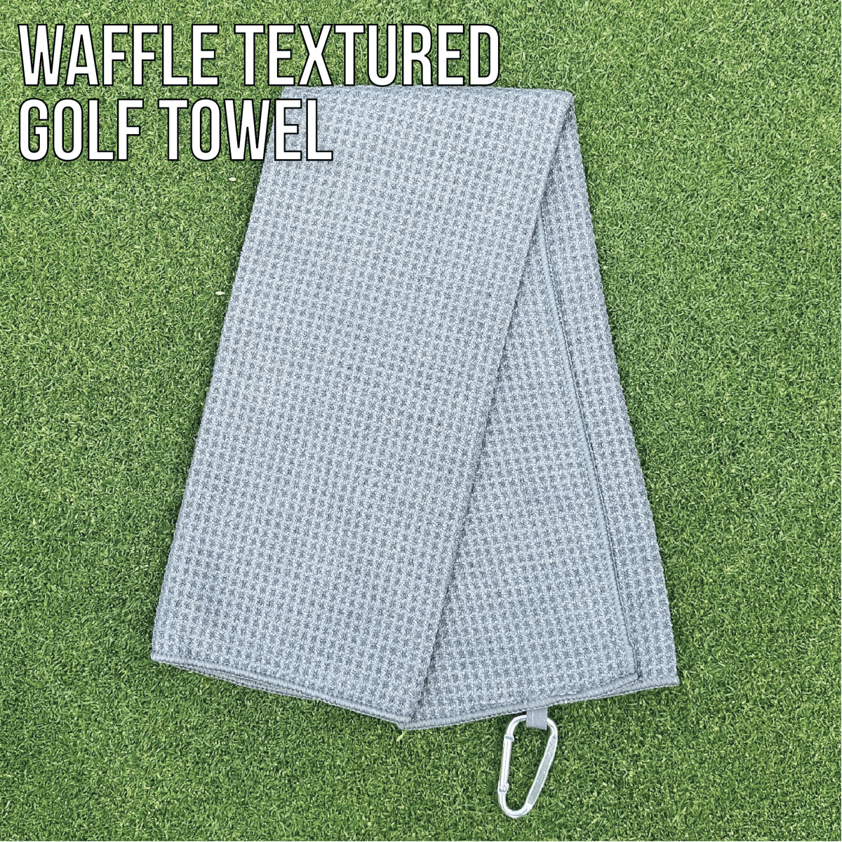 Waffle Textured Golf Towel 