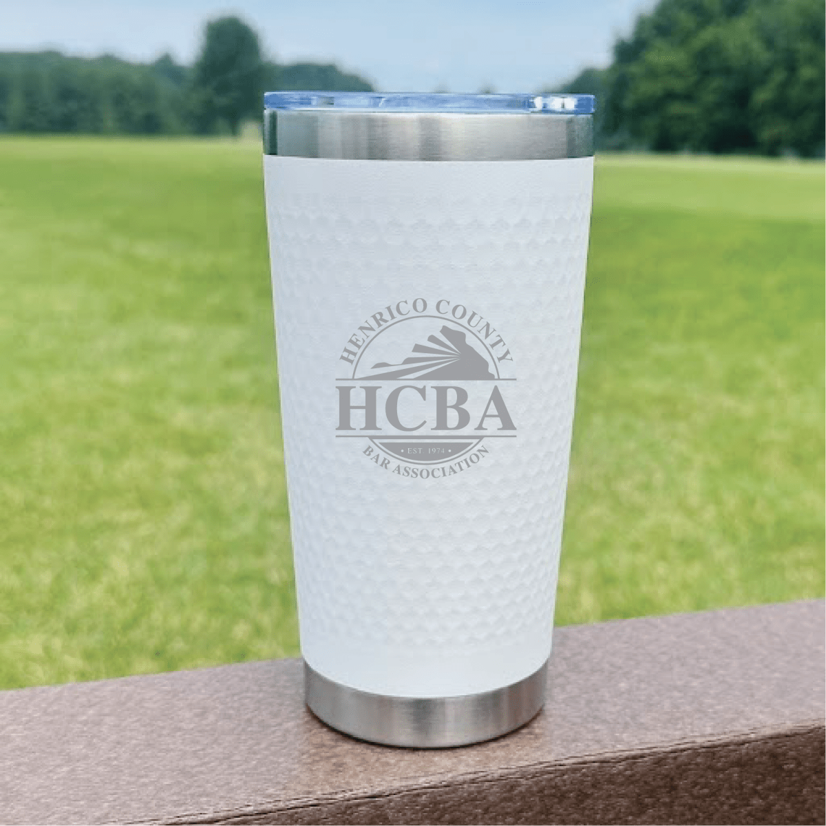Custom Logo Golf Ball Textured Tumbler