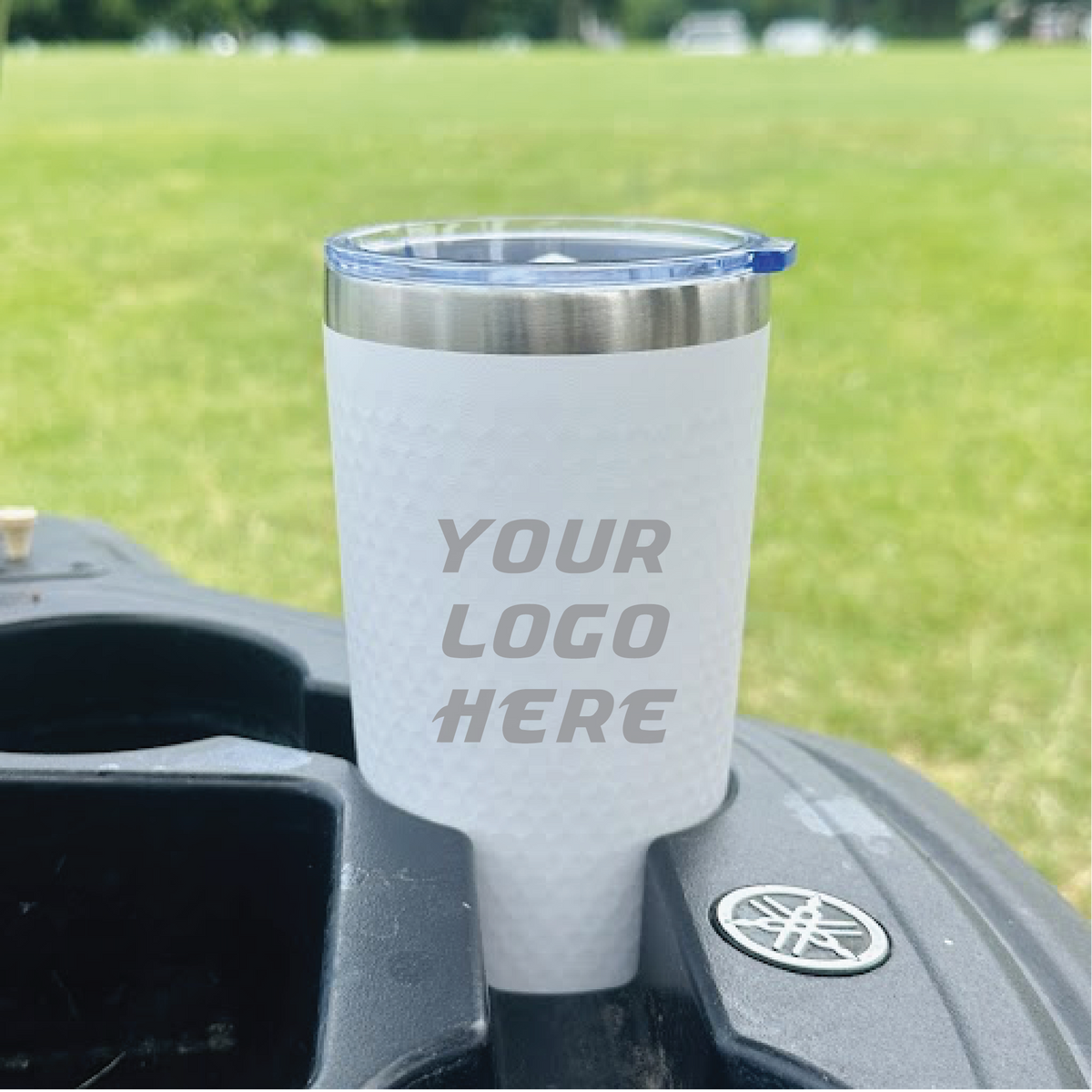 Custom Logo Golf Ball Textured Tumbler
