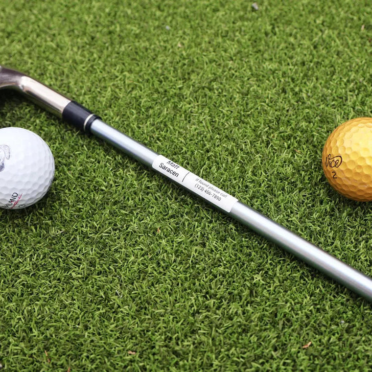 Golf Club Labels With Name