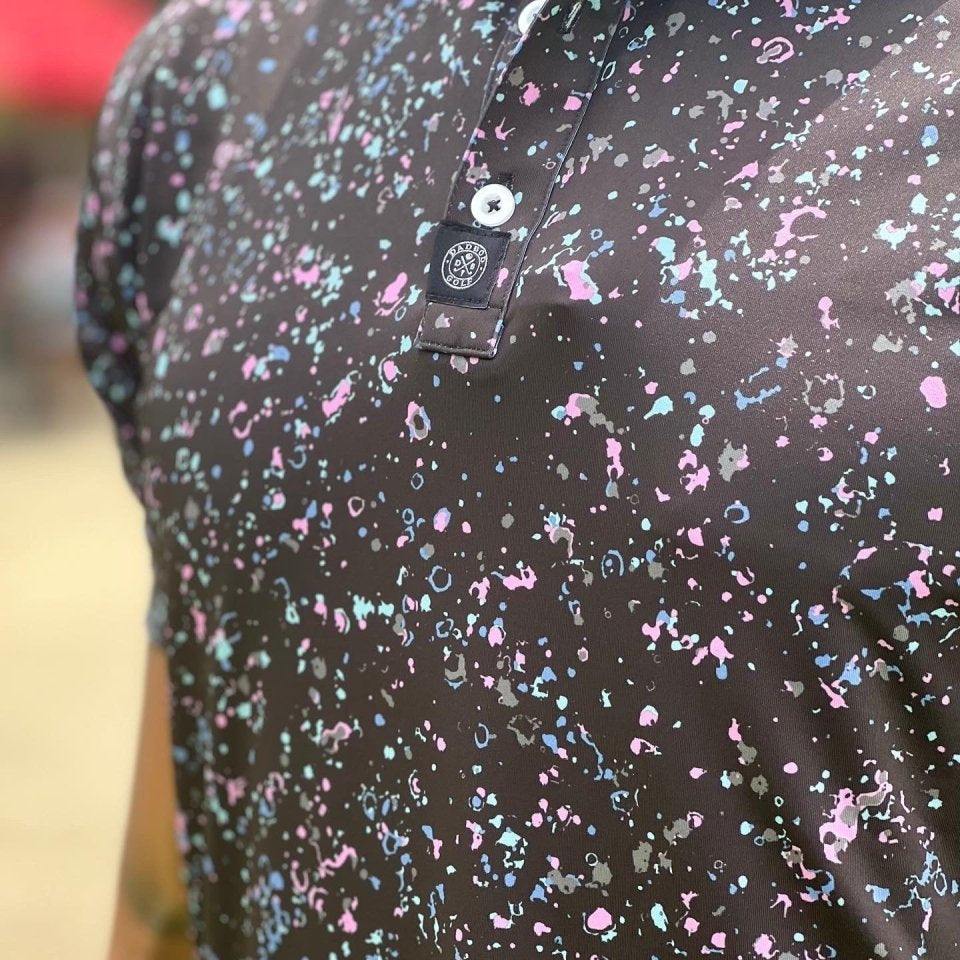 Paint Splatter Golf Polo