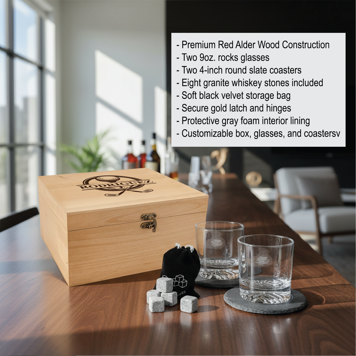 The 19th Hole Reserve Whiskey Box