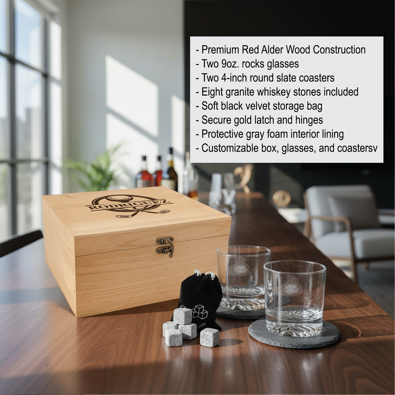 The 19th Hole Reserve Whiskey Box