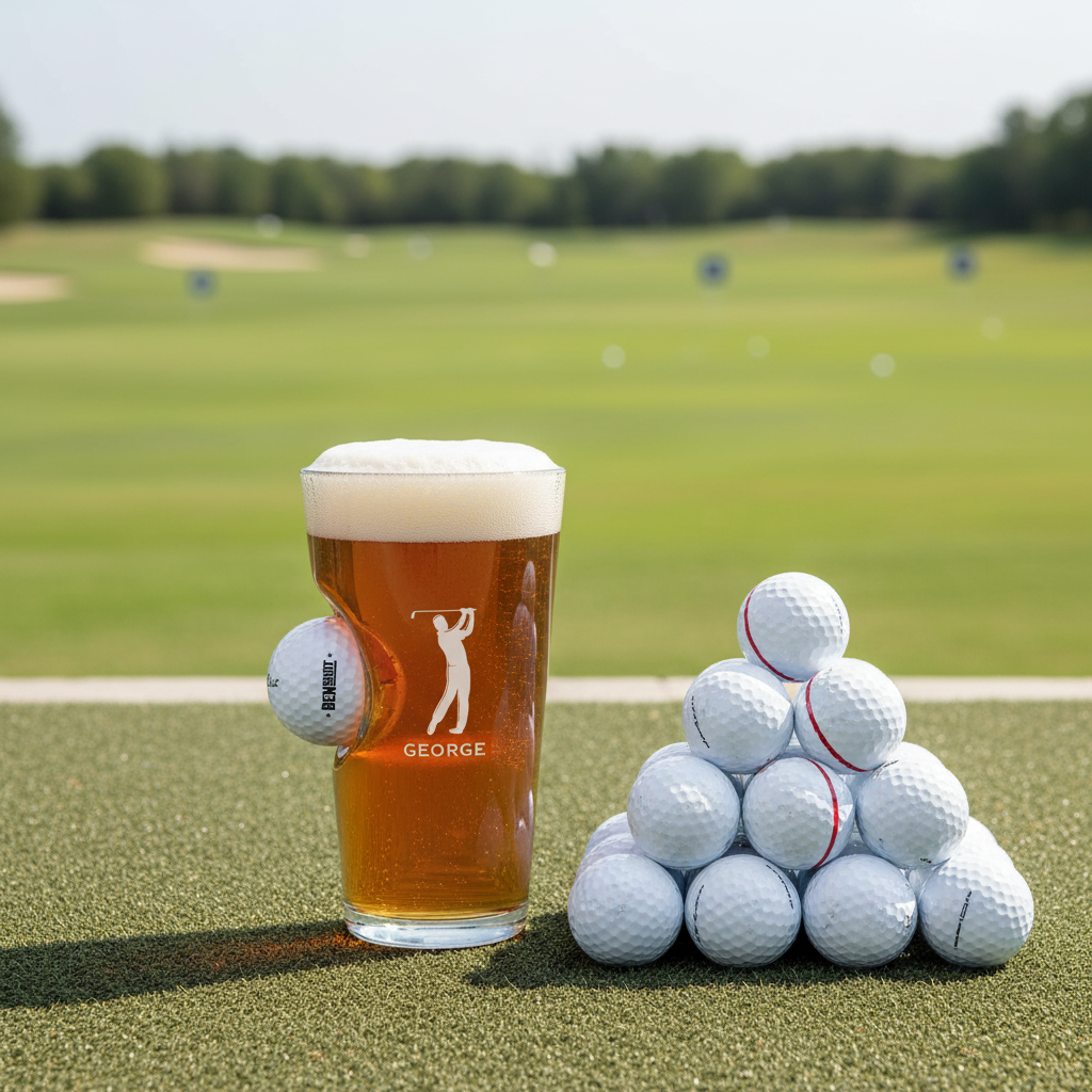 Found Your Ball Pint Glass