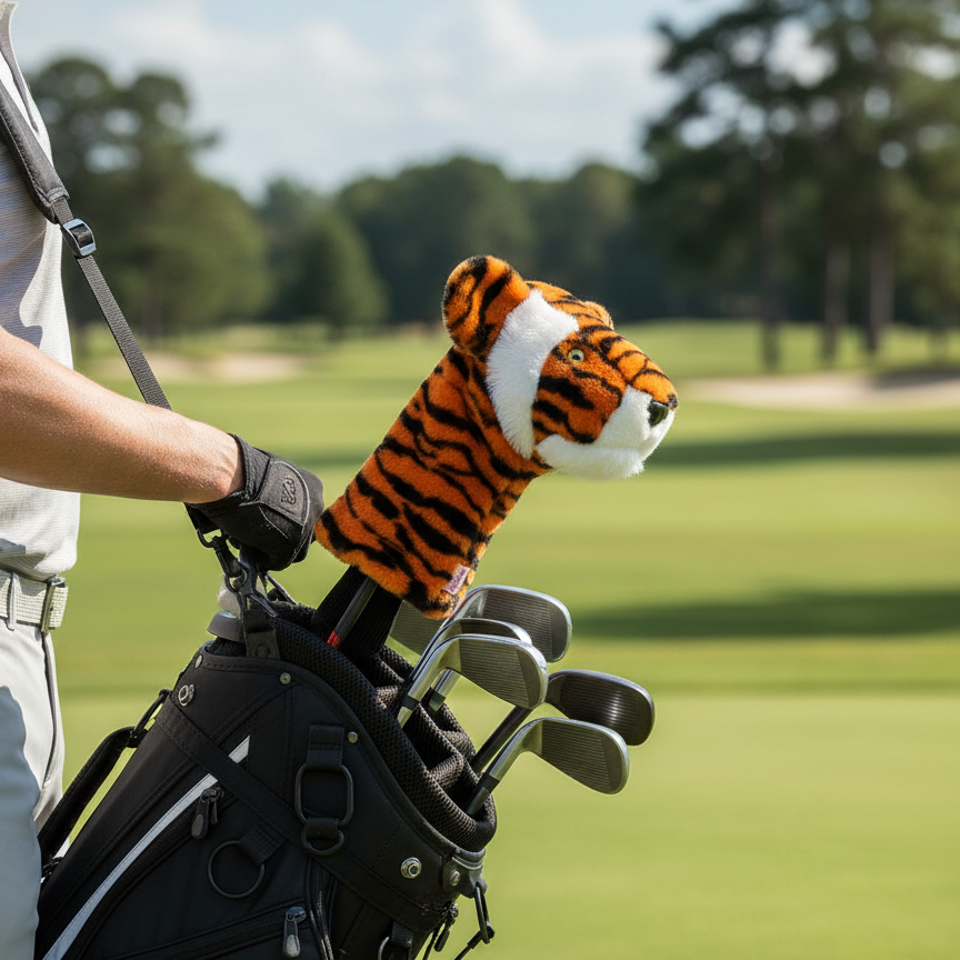 Tiger Golf Head Cover