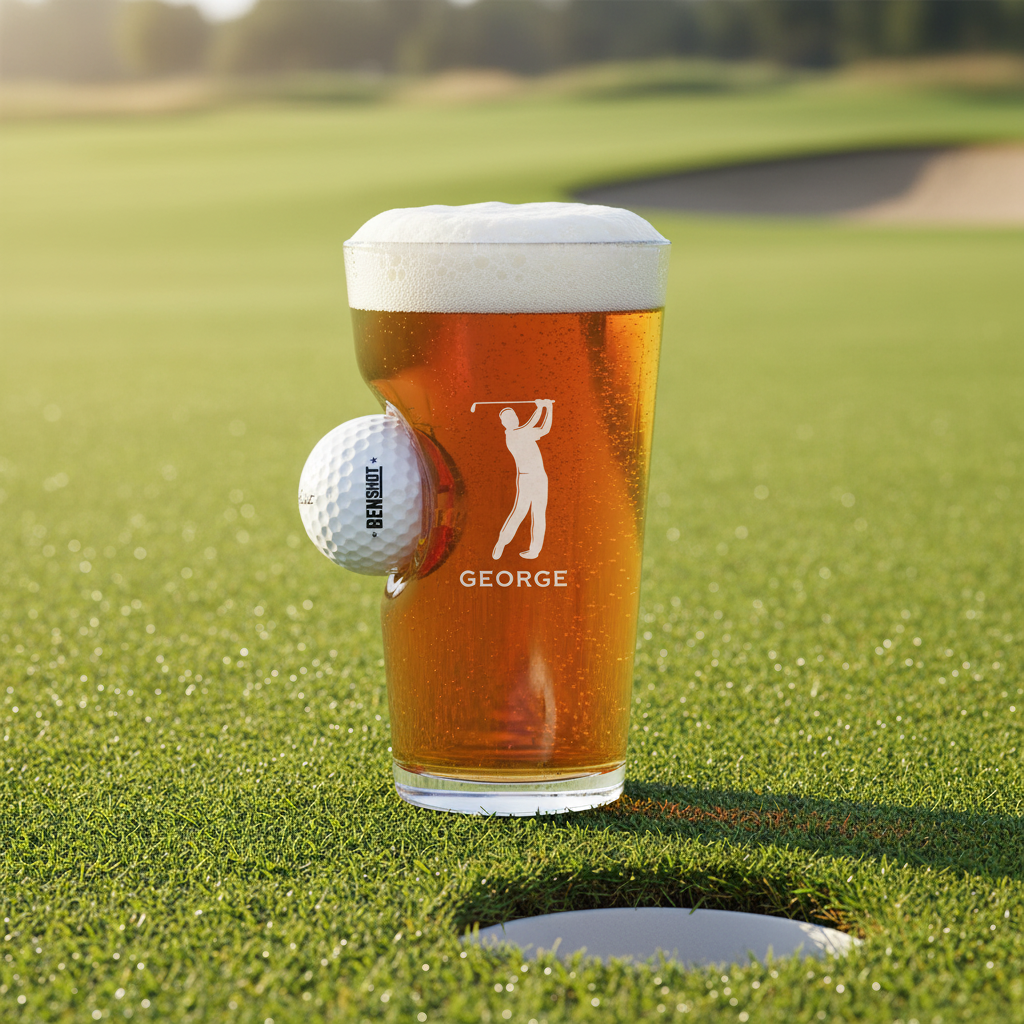 Found Your Ball Pint Glass