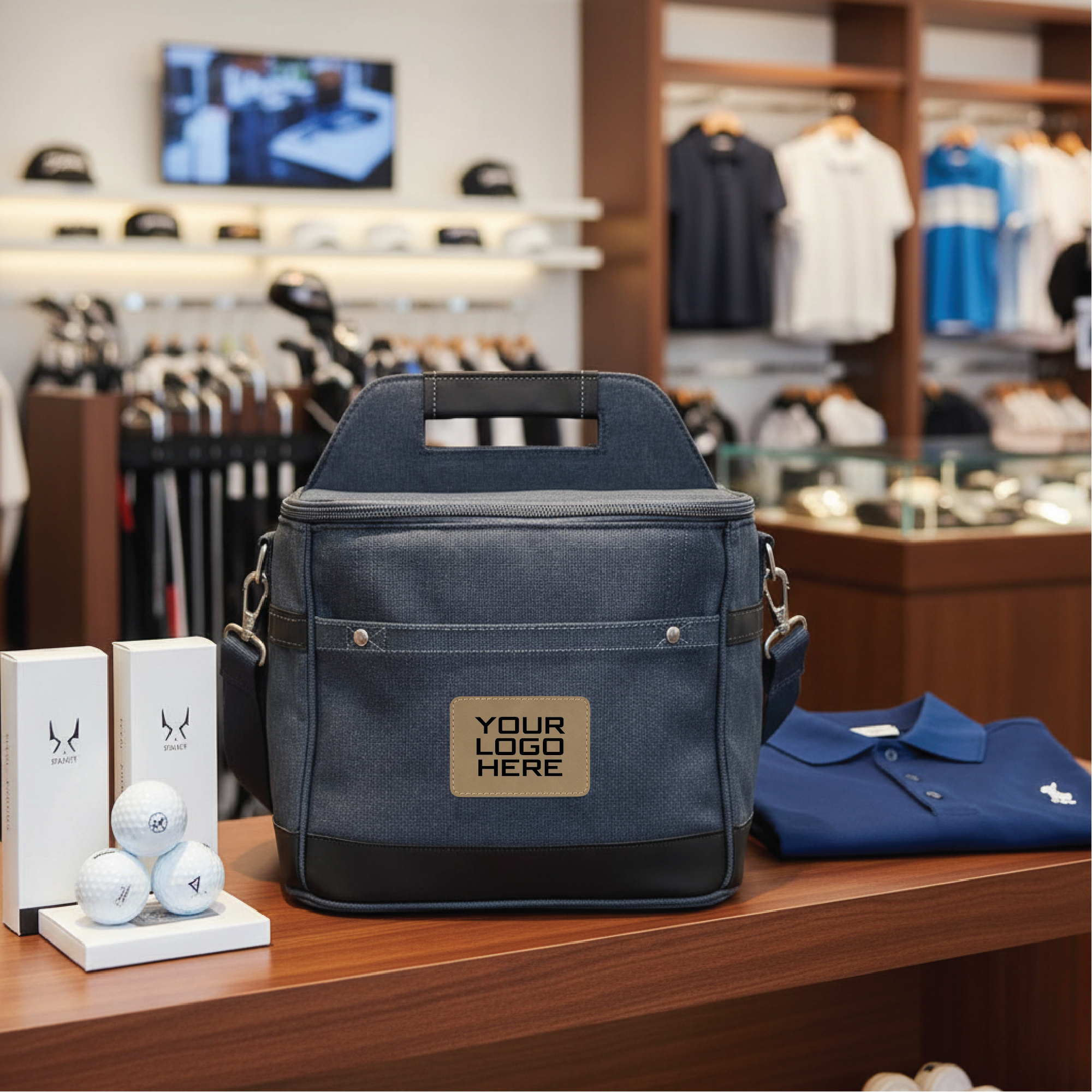 Tournament Ready Custom Logo Golf Cooler - Personalized Tournament