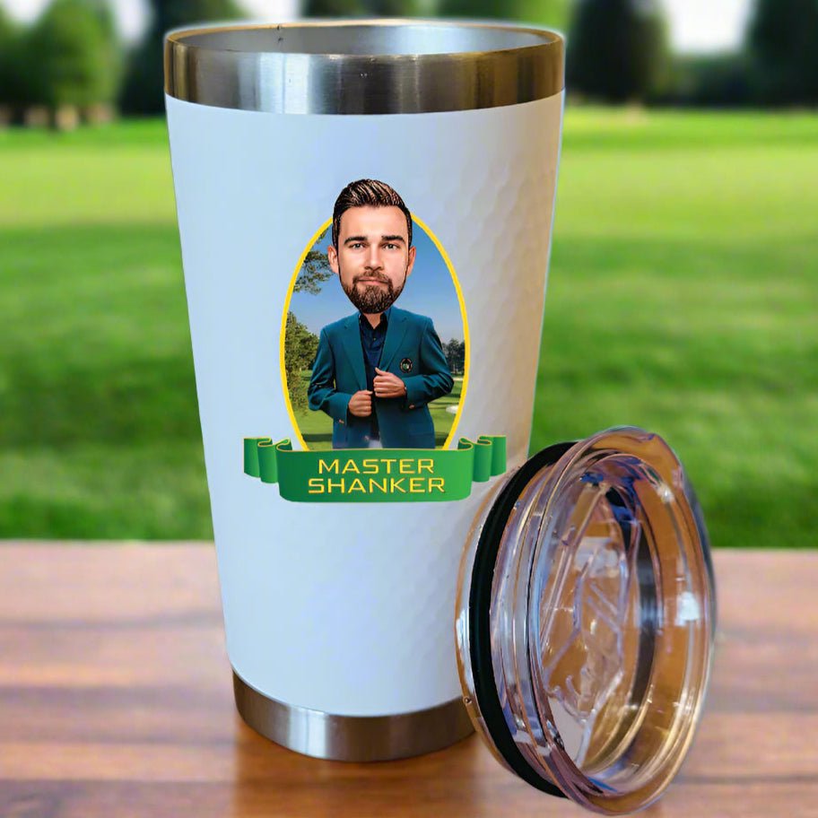 Green Jacket Jokester Tumbler