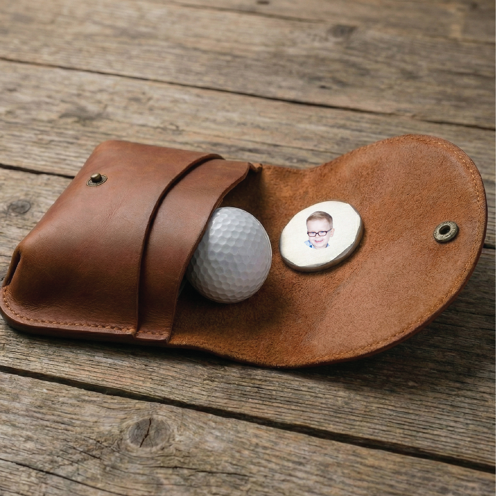 Custom Photo Metal Ball Marker Set (3-Pack)