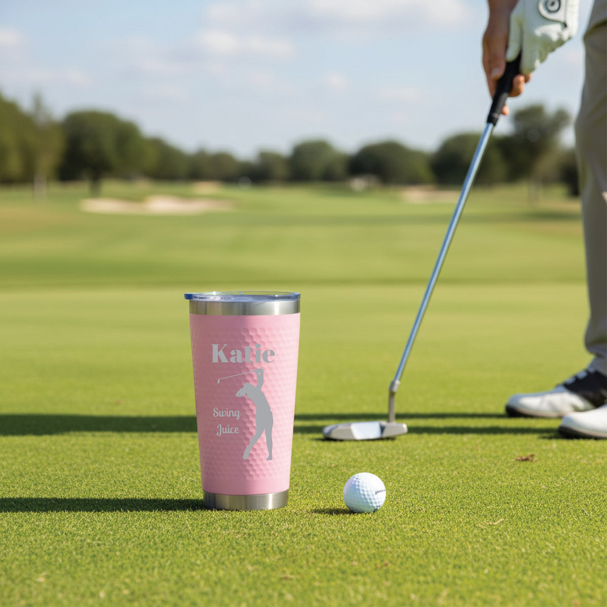 The Fairway Flair Personalized Tumbler