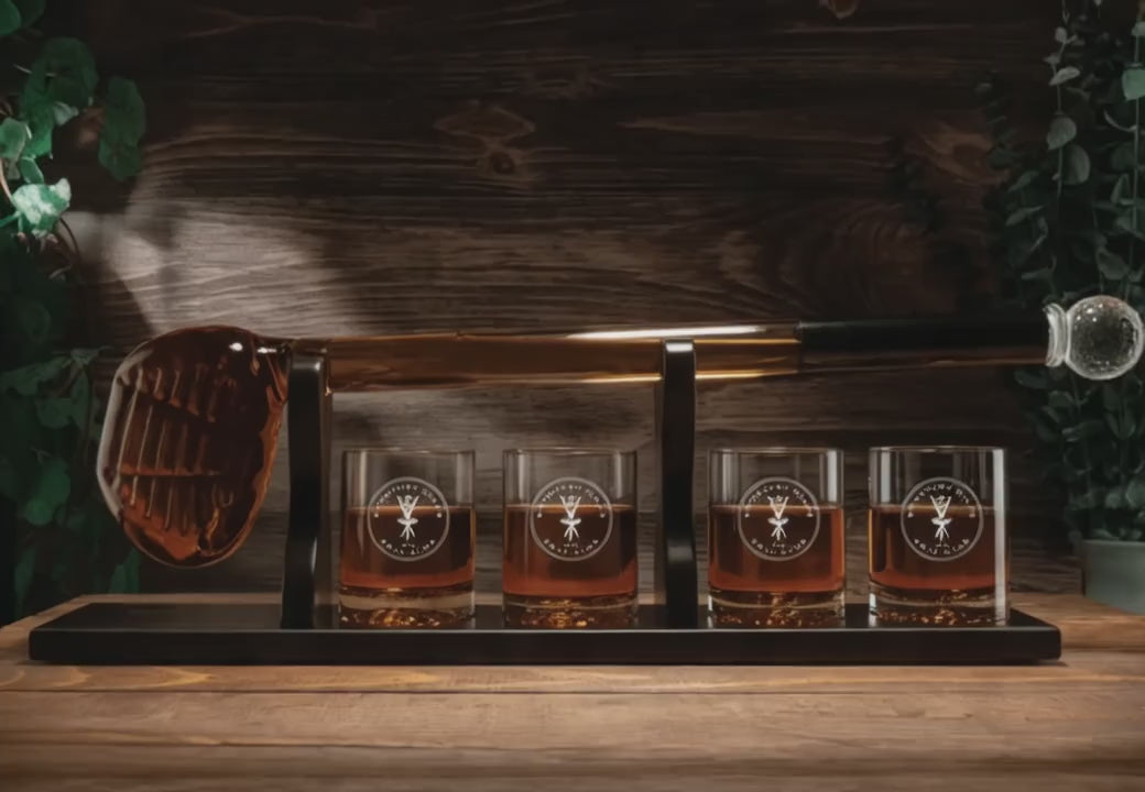 Golf Tournament Golf Club Decanter Set